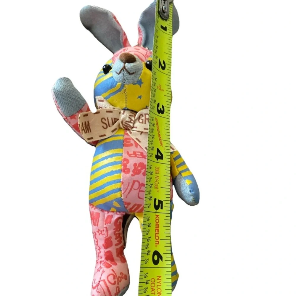 SUPER GRAM Naoko Shinada Jointed Patchwork‎ Bunny Rabbit Keychain Nao's Stuff